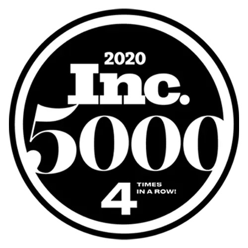 Inc. 5000 2020 — four times in a row